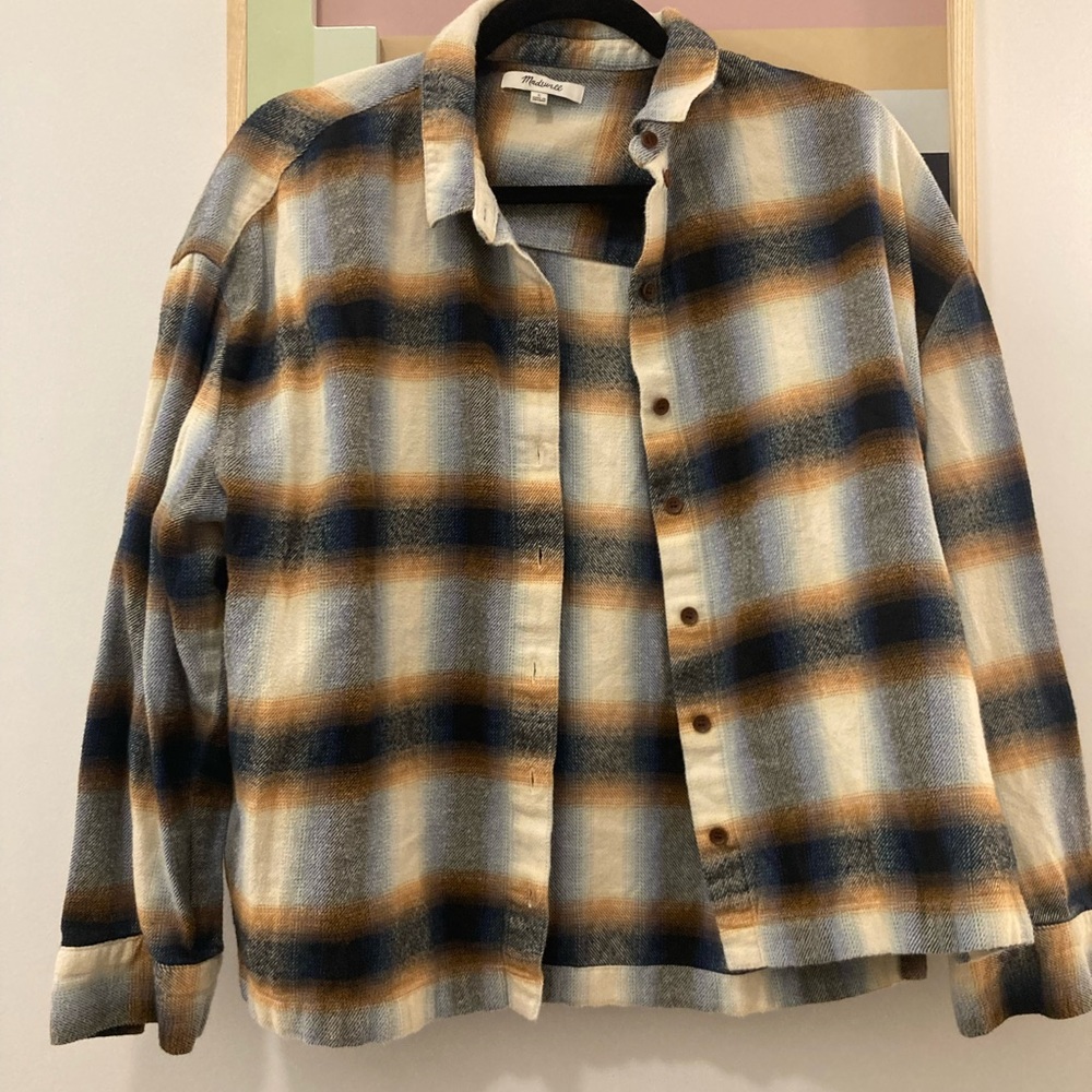 Last day! Cozy Madewell flannel size L